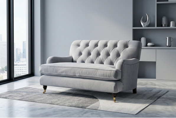 Sëtz Design Couch Sofa Relax Textil Lounge Club Pouf Sëtzer Luxus Fernseh