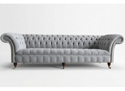 Klassesch Chesterfield Sofa 4 Sëtz Sofae Couchen Lieder Gro Design Polster.