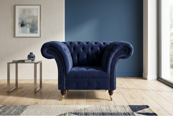 Sëtz Design Couch Sofa Sëtzer Samt Lounge Club Polster Luxus Ohresëtz Relax