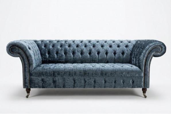 Wunnzëmmer Chesterfield Canapé Sofa Design Textil Couchen Sofas Dräisetzer Gro.