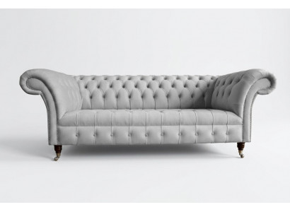 Dräisëtzer Couch Polstersofa Design Sofa Sëtz Sofas Zëmmer Miwwelen Modern Textil 3er
