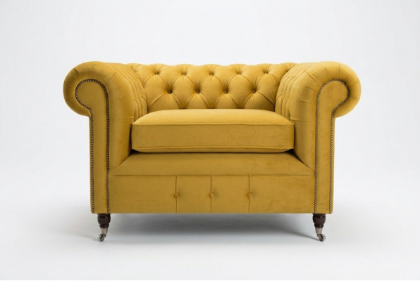 Lounge Luxus Fernsee Club Polstersëtzer Fauteuil Design Canapé Sofa Chesterfield