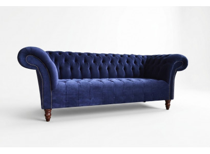 Blo Chesterfield Sofa Couch Design Polstersofae Couchen Stoff Textil Lieder