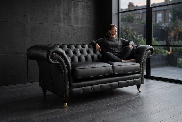 Chesterfield Sofa klassesch Wunnzëmmer Miwwelen Couch Sofas Sëtz Polster Couchen