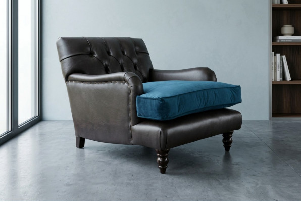 Lounge Luxus Tëlee Club Polster Sëtz Sessel Design Canapé Sofa Relax Lieder