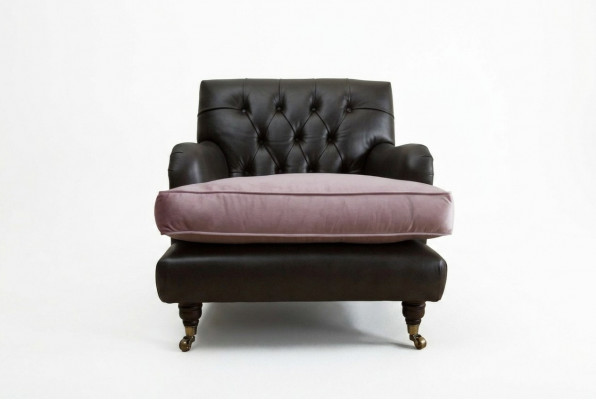 Sëtz Fernseh Sëtz Club Lounge Textil Lieder Edelt Design Chesterfield Polster