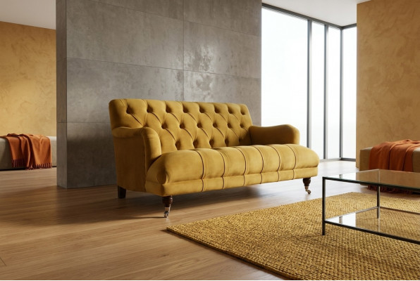 Miwwelen klassesch Wunnzëmmer Canapé Chesterfield Couch Sëtz Polster Couchen Canapéen