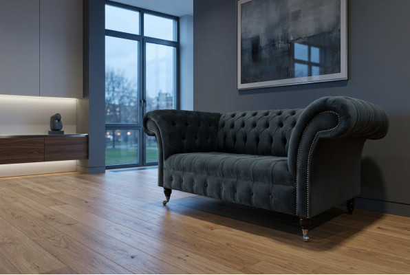 klassesch Chesterfield Sofa Couch Miwwelen Sofas Sëtzen Polster Couchen Wunnzëmmer