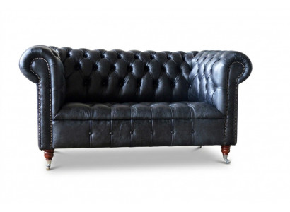 Wunnzëmmer Chesterfield klassesch Miwwelen Canapé Couch Canapéë Sëtz Polster Couchen