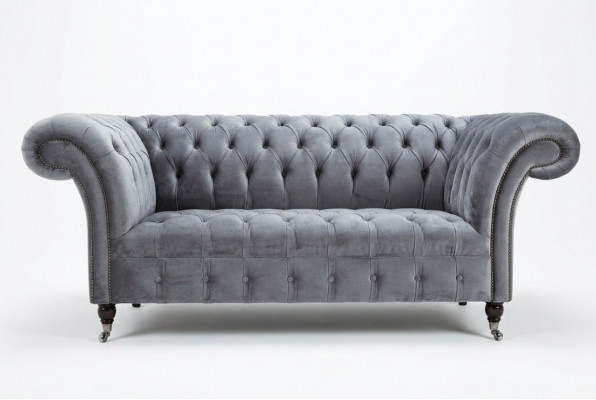 Klassesch Chesterfield Zwësëtzeger Sofa Sofas Couch Lieder-Sofa Couchen Stoff Nei
