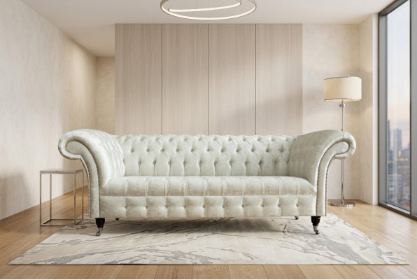 Léidersofa Stoffsessel Sofa Couch Polstersessel Chesterfield Wunnzëmmer Moossufertigung