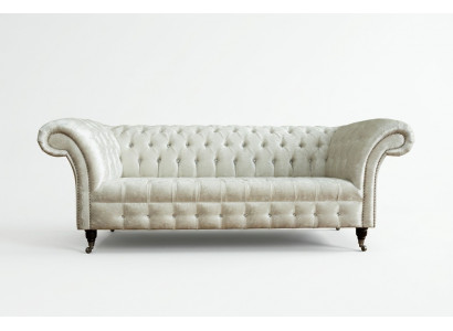 Léidersofa Stoffsessel Sofa Couch Polstersessel Chesterfield Wunnzëmmer Moossufertigung