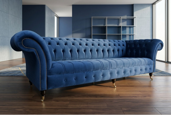 Sofa Sofen Luxus Polstersofen Stoffsofen Luxus Designer Canapé Nei 4 Sëtzer