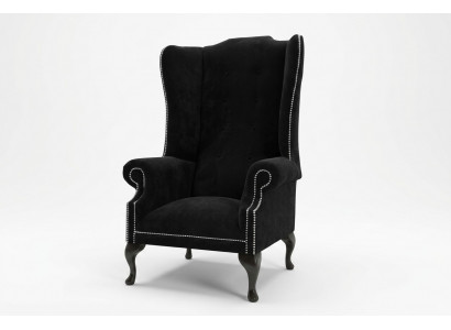 Sëtzgeleeënheet 1 Sëtz Relax Polster Fernseesessel Chesterfield Textil Sofa Couche Samt Nei