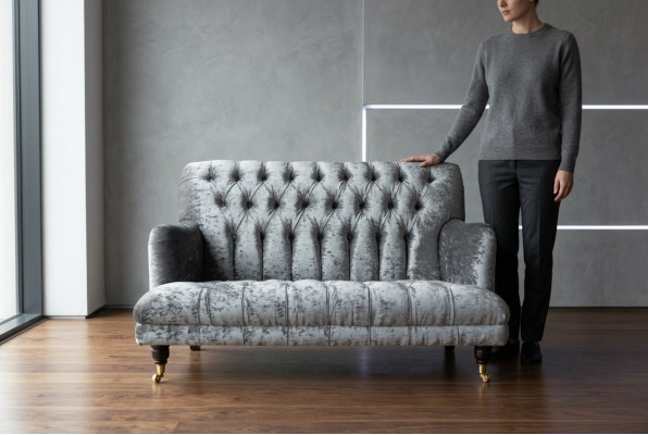 Chesterfield Canapé haltbar an héichwäerteg Canapé Dräisëtzer Sëtzkëssen