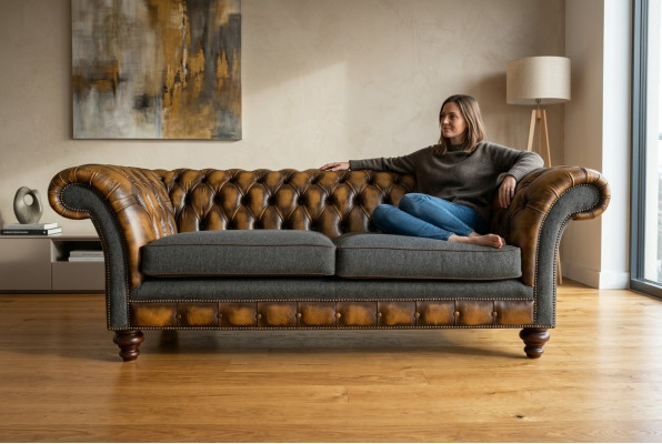 Design Sofa Couch Polster Sofas Couchen Sëtz Garnitur Lieder 3-Sëtzer Dräisëtzer