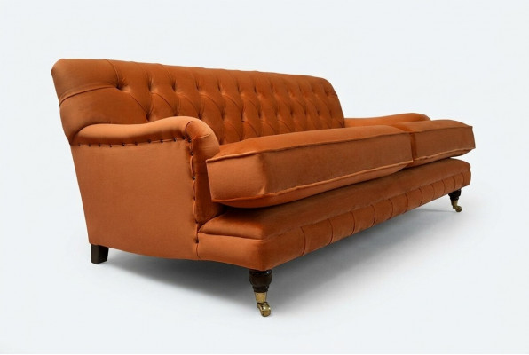 Chesterfield Couch Sëtzpolster strapazierfäeg an héichwäerteg Couch dräisëtzer