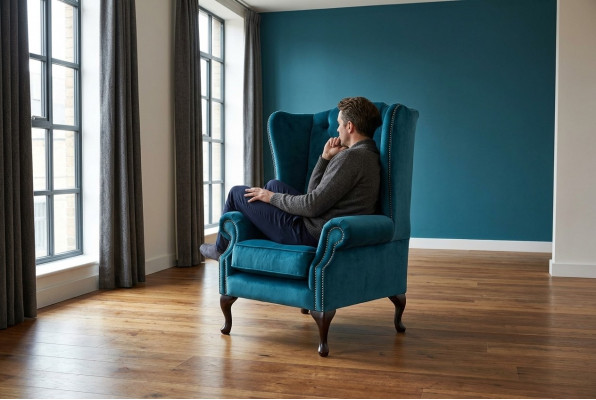 Ohresessel Chesterfield Fotell Canapé Canapé Stull Fernseh Lounge Relax Designer