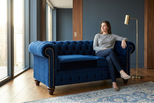 Chesterfield Sofa Canapé klassesch Miwwelen Wunnzëmmer Sofas Sëtz Polster Canapéën