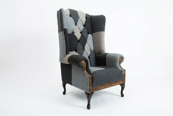 Chesterfield Fauteuil Club Lounge Designer Lehnstull Canapé 1 Sëtz.