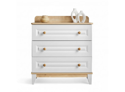 Hochwertige Kommode Schlafzimmer 3-Schubladen Sideboard Holz Möbel