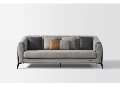 Klassesch 3 Sëtzer Designer Sofa Polstersofaen Couchë Lieder Dräisëtzer