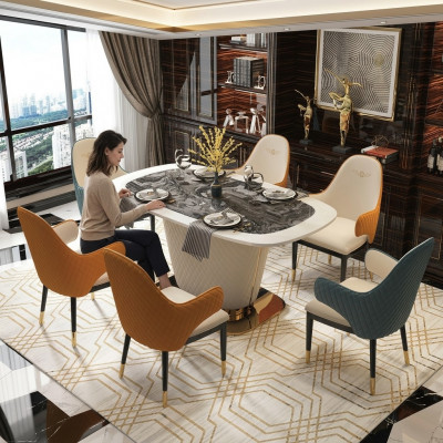 Design Iessdësch Lieder Steen Dësch Modern Iessdëscher Miwwelen 160x90 Dëscher