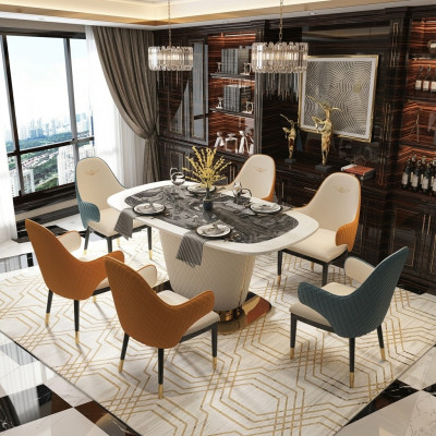 Design Iessdësch Lieder Steen Dësch Modern Iessdëscher Miwwelen 160x90 Dëscher