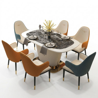 Design Iessdësch Lieder Steen Dësch Modern Iessdëscher Miwwelen 160x90 Dëscher