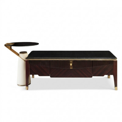 Moderne Couchtische Dëscht Sofa Design Dëscher Holz Deko Wunnzëmmer Bäistellt.