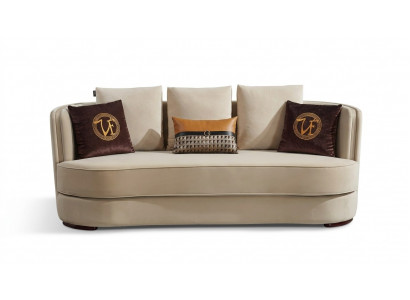Modern Sofa-Garnitur 3+1 Set Design Sofae Gepolstert Couchen Lieder.