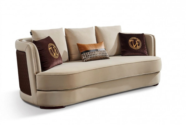 Designer Sofa Couch Polstersoffas Couchen Lieder Nei 3 Plazdréier Sitzungssëtz.