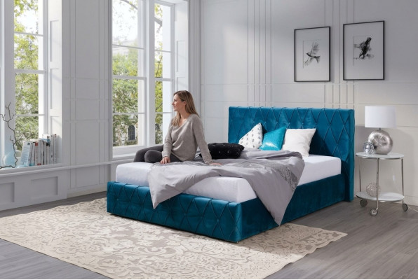 Klassescht Samt Samt Duebel Design Bett Luxus Design Better Duebel Türkis Nei
