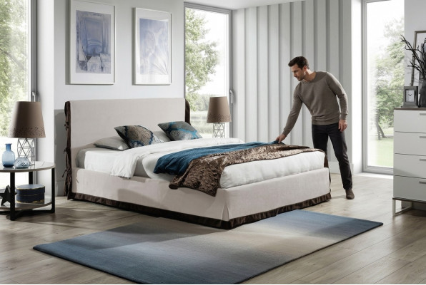 Klassesch Stil Better Lieder Duebel Hotel Bett Modern Miwwelen Holz Schlafzimmer