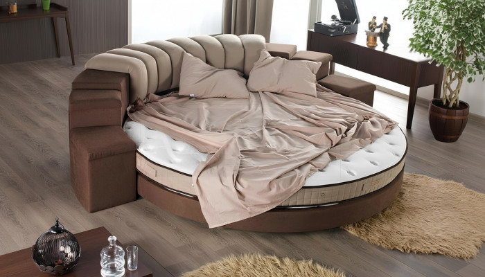 Ronnen Bett Modernen Design Luxus Polster Rong Better Textil Stoff
