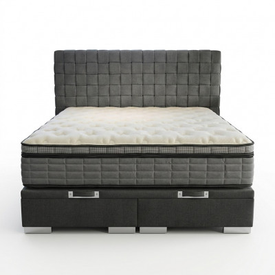 Luxus Schlofzëmmer Bett Polster Design Luxus Duebel Hotel Better 140x200cm Nei