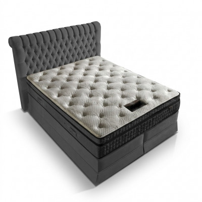 Gréisst Luxus Schlofstuff Chesterfield Bett Polster Design Luxus Duebelbetter