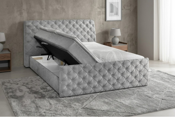 Grousst Duebelbett Chesterfield Hotel Better Designer Schlofzëmmer Miwwelen