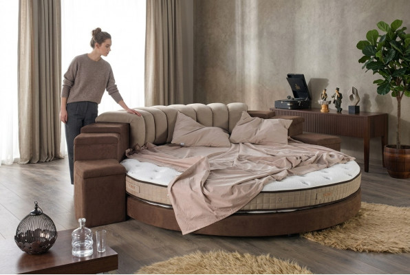Ronnt Bett Ronnen Design Better Textil Duebel Luxus Hotel Gestell Schlofzëmmer.