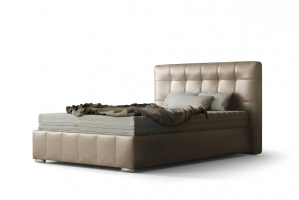 Klassescht Bett Modern Stil Duebel Holz Hotel Better Schlofkummer 160x200cm Nei
