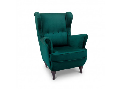 Ohrensessel Stil Sessel Fernsehsessel Design Polstersofa Couch Chesterfield Textil Miwwelen