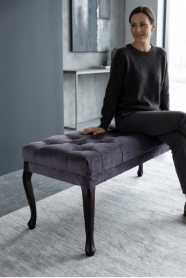 Schemel Fauteuil Fernseh Design Polster Fußschemel Chesterfield Textil Nei Ottoman