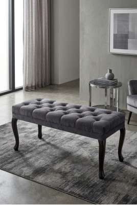 Schemel Fauteuil Fernseh Design Polster Fußschemel Chesterfield Textil Nei Ottoman