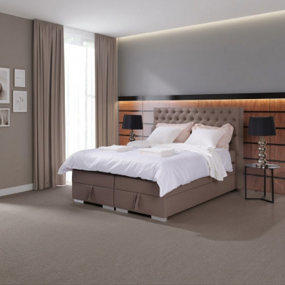 Designer Boxspringbett Duebelbetter Schlofzëmmer Chesterfield Miwwelen