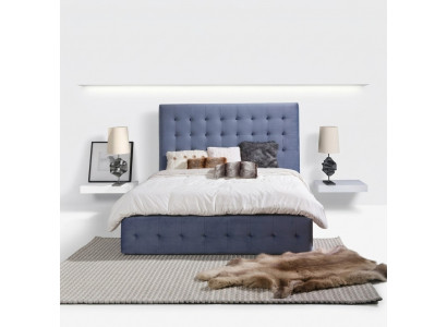 Liederbett Bett Better Duebelbett Designer Polster Duebel Bett Textil 180x200cm Nei