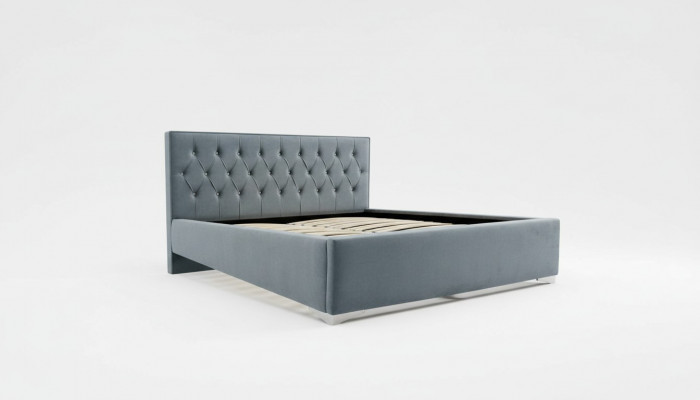 Chesterfield Textil Bett Polster Design 140x200 Duebelbett Better Bettgestell