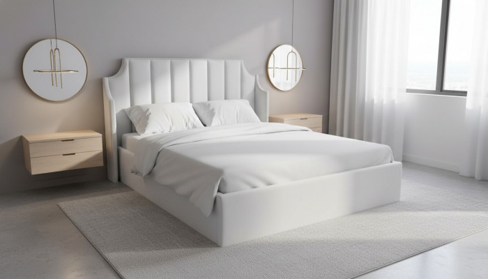 Lieder Design Bett Better Bestiet Modernen Gestell Schlofzëmmer Luxus Hotel Duebel