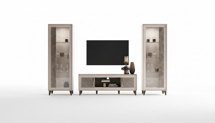 Luxe Buffet Vitrinenschaf Glas Modern Stil Italienesch