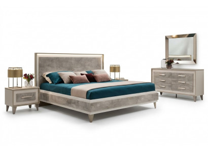 arredoclassic Italienesch Schlofzëmmer Miwwel Design Garnitur Bett Nuecht Dësch