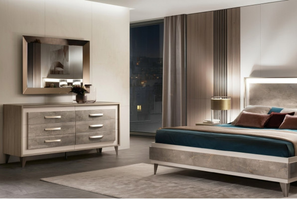 Designer Kommode Sideboard Anrichte Regal Wunnzëmmer Luxus